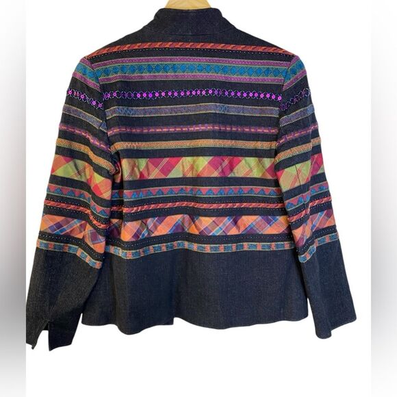 Coldwater Creek Embellished Blazer. Size 10 - Picture 3 of 13